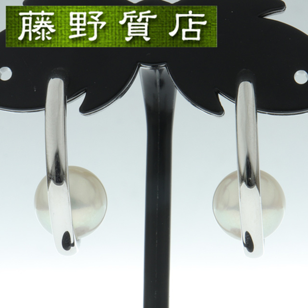MIKIMOTO - (新品仕上げ済)ミキモト MIKIMOTO パール フープ MIKIMOTO - (新品仕上げ済)ミキモト MIKIMOTO パール フープ