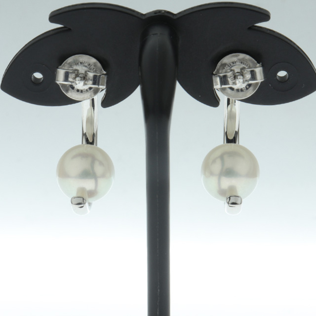 MIKIMOTO - (新品仕上げ済)ミキモト MIKIMOTO パール フープ MIKIMOTO - (新品仕上げ済)ミキモト MIKIMOTO パール フープ