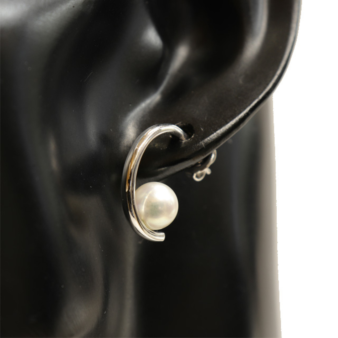 MIKIMOTO - (新品仕上げ済)ミキモト MIKIMOTO パール フープ MIKIMOTO - (新品仕上げ済)ミキモト MIKIMOTO パール フープ