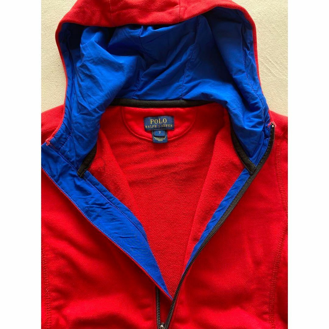 POLO RALPH LAUREN(ポロラルフローレン)のポロラルフローレン ジップアップパーカー レッド (y89)(y85)セット キッズ/ベビー/マタニティのキッズ服男の子用(90cm~)(ジャケット/上着)の商品写真