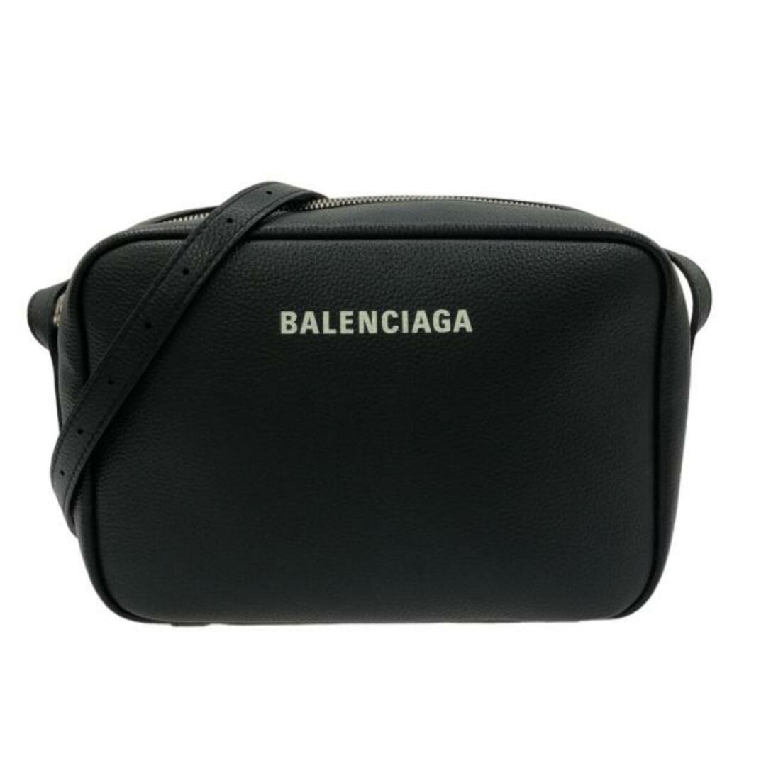 BALENCIAGA(バレンシアガ) ショルダーバッグ エブリデイ カメラバッグ ミディアム 679267 黒 レザー