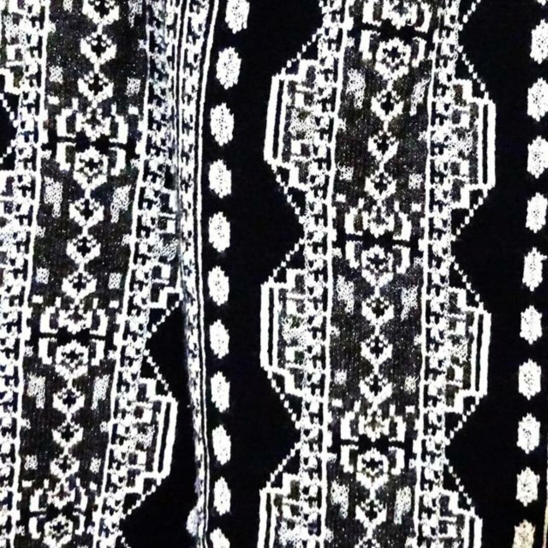 DESIGUAL(デシグアル)のDesigual(デシグアル) 長袖カットソー サイズS レディース - 黒×白×グレー クルーネック/ラメ レディースのトップス(カットソー(長袖/七分))の商品写真
