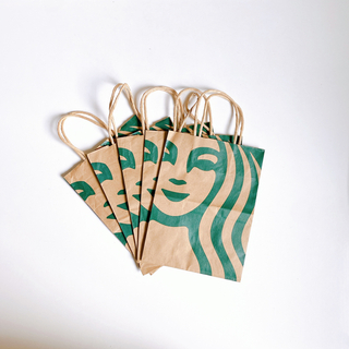 スターバックス(Starbucks)のスタバ紙袋4枚セット(ショップ袋)