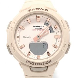 カシオ(CASIO)のCASIO(カシオ) 腕時計 BABY-G BSA-B100-4A1JF レディース SMARTPHONE LINK Series ベージュ(腕時計)