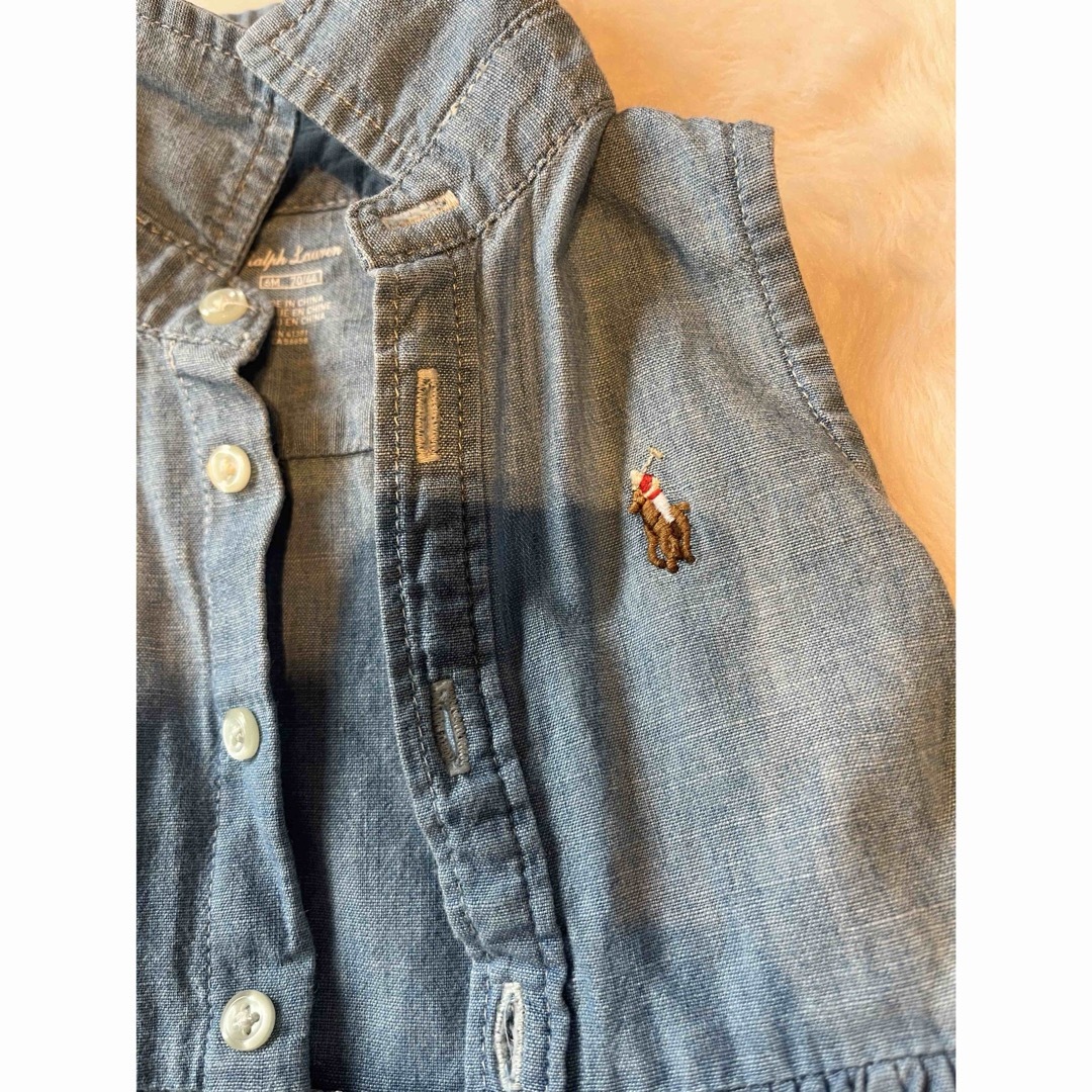 POLO RALPH LAUREN(ポロラルフローレン)のラルフローレンベビーワンピース キッズ/ベビー/マタニティのベビー服(~85cm)(ワンピース)の商品写真