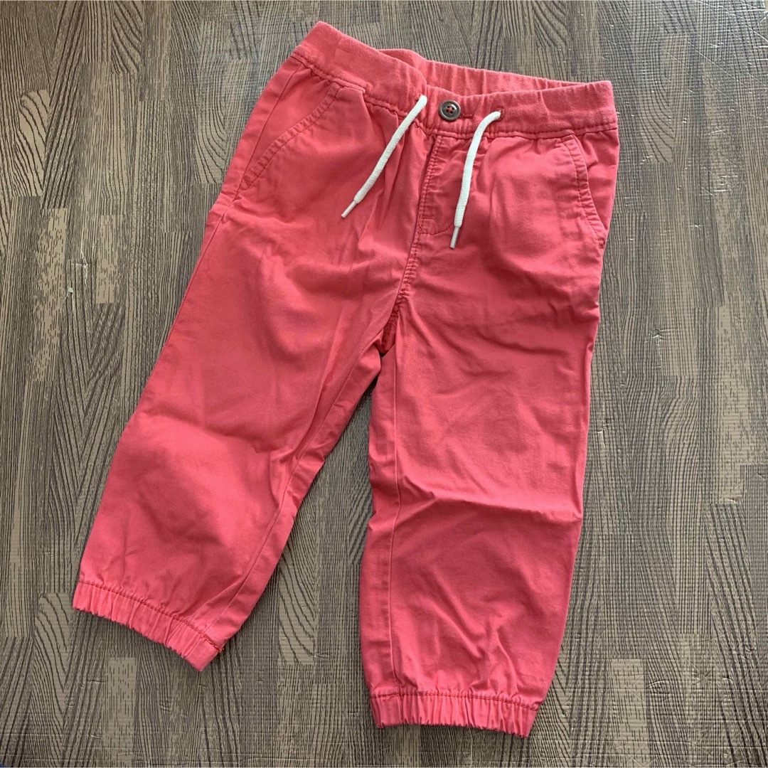 babyGAP(ベビーギャップ)のbabyGAP ベビーギャップ パンツ 赤 レッド キッズ/ベビー/マタニティのベビー服(~85cm)(パンツ)の商品写真