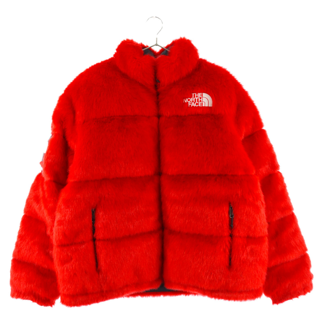 Supreme(シュプリーム)のSUPREME シュプリーム 20AW×THE NORTH FACE Faux Fur Nuptse Jacket ザノースフェイス ファー ヌプシ ダウンジャケット ブルゾン アウター レッド ND92001I メンズのジャケット/アウター(フライトジャケット)の商品写真