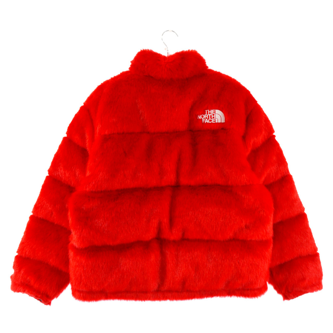 Supreme(シュプリーム)のSUPREME シュプリーム 20AW×THE NORTH FACE Faux Fur Nuptse Jacket ザノースフェイス ファー ヌプシ ダウンジャケット ブルゾン アウター レッド ND92001I メンズのジャケット/アウター(フライトジャケット)の商品写真