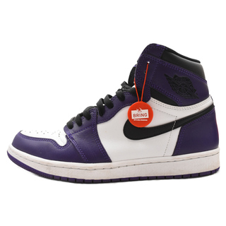 ナイキ(NIKE)のNIKE ナイキ AIR JORDAN 1 RETRO HIGH OG COURT PURPLE エアジョーダン1 コートパープル ハイカットスニーカー US9.5/27.5cm 555088-500(スニーカー)