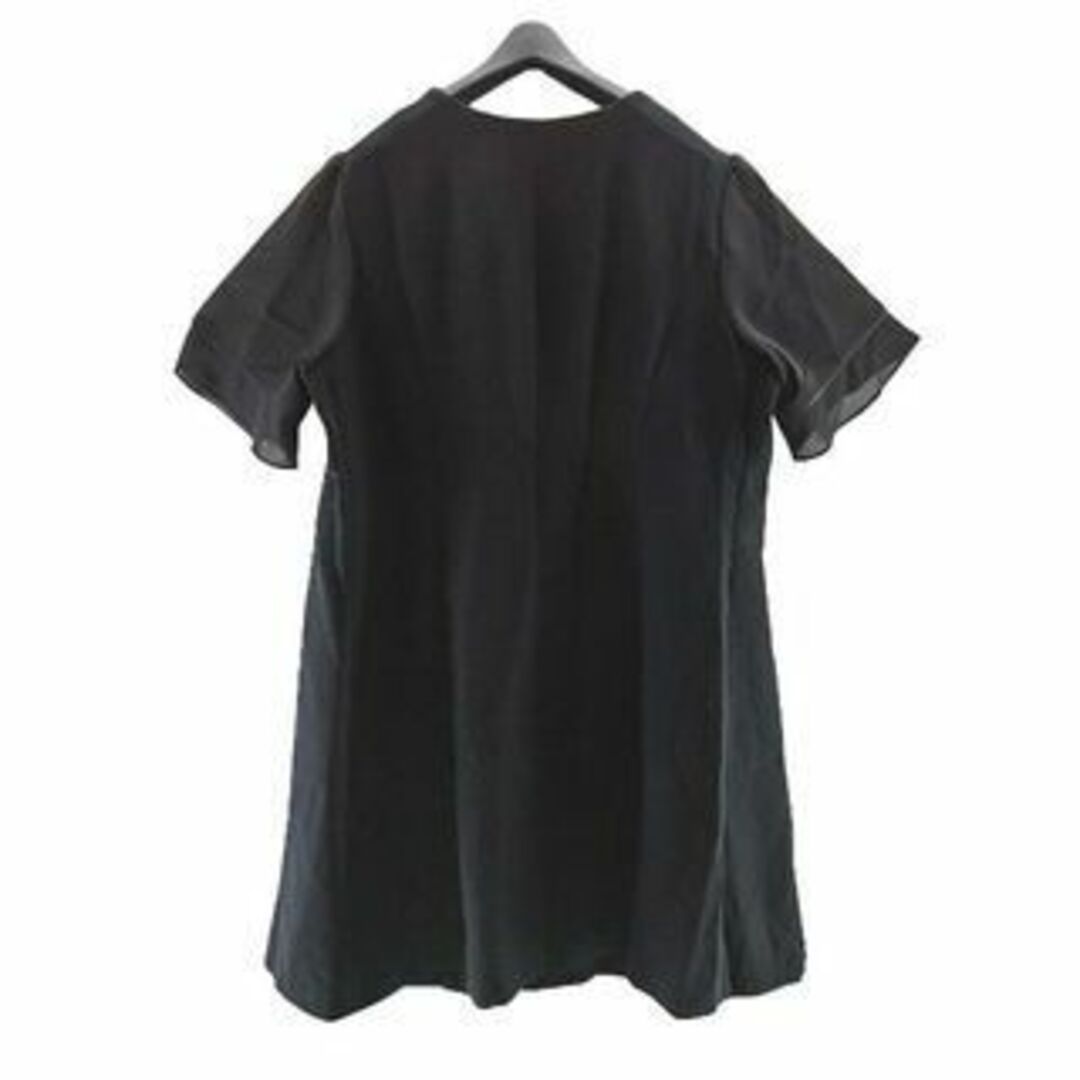 KFC0183■ 新品 フォーマル ジャケット ワンピース 23ABRサイズ 黒 レディースのフォーマル/ドレス(礼服/喪服)の商品写真