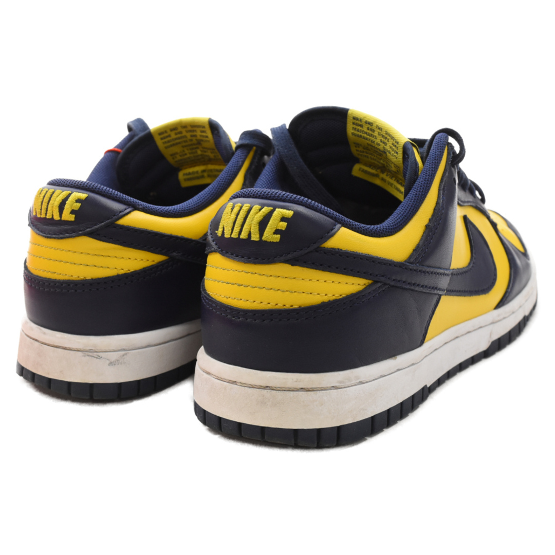 NIKE(ナイキ)のNIKE ナイキ DUNK LOW RETRO MICHIGAN ダンクローミシガン ローカットスニーカー ネイビー/イエロー US8.5/26.5cm DD1391-700 メンズの靴/シューズ(スニーカー)の商品写真