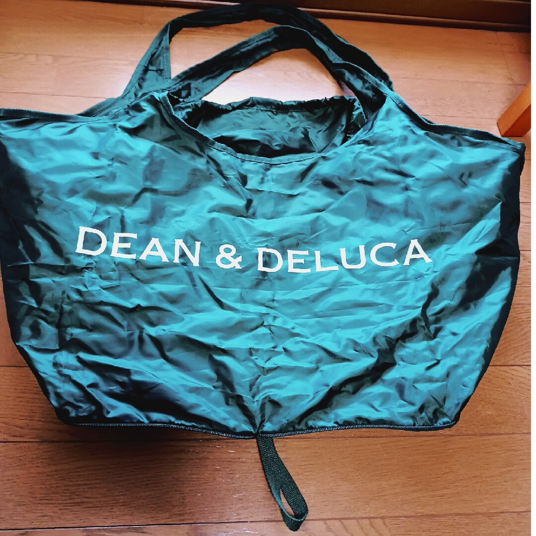 DEAN & DELUCA(ディーンアンドデルーカ)のDEAN＆DELUCA【レジカゴバッグ】大容量★グリーン★雑誌付録グロウ レディースのバッグ(エコバッグ)の商品写真