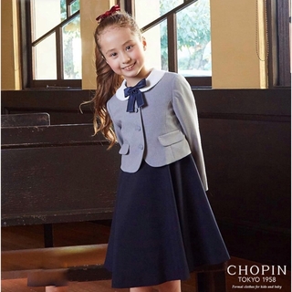 ショパン(CHOPIN)のCHOPINショパン アンサンブルネイビー入学式卒園式ワンピース120(ドレス/フォーマル)