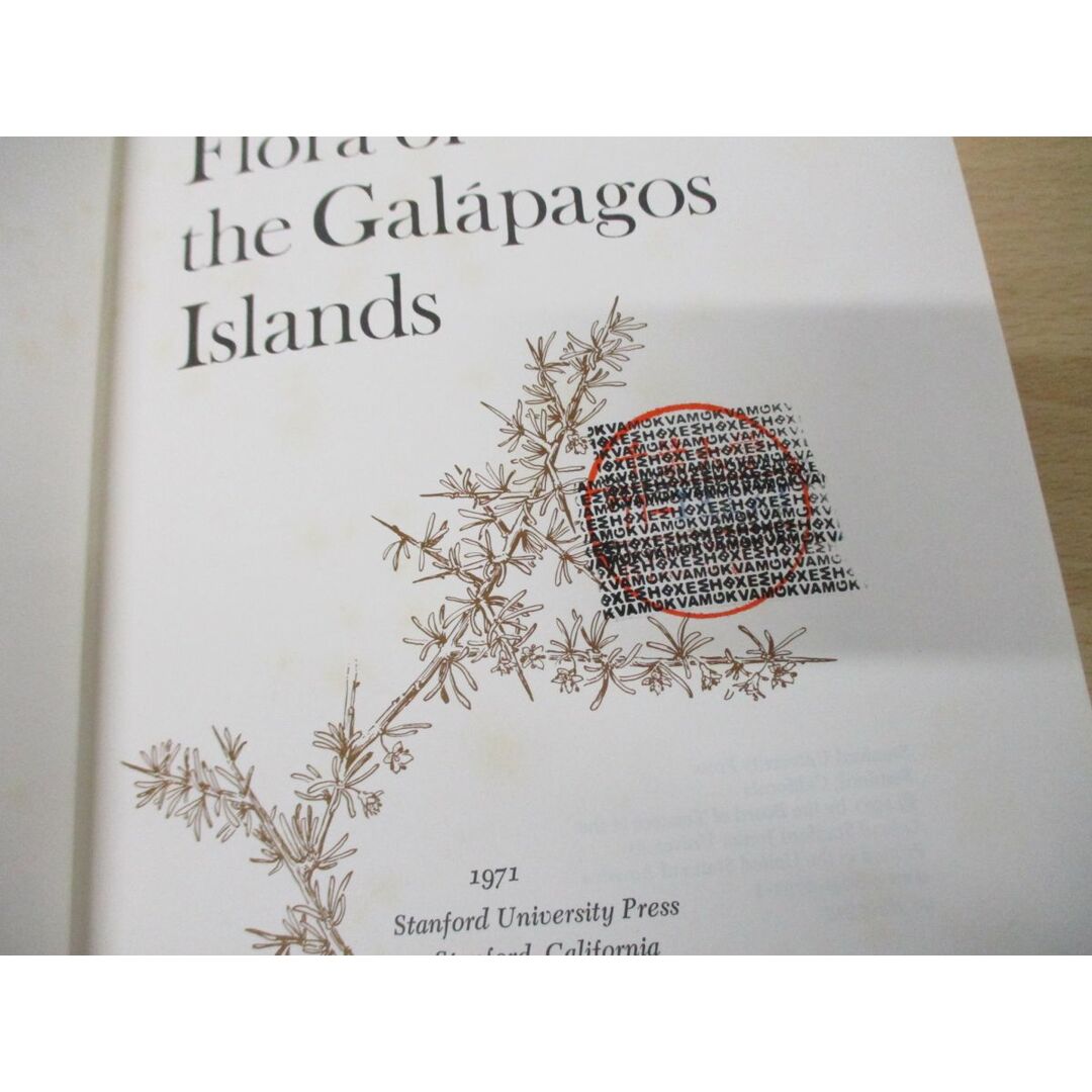 ▲01)【同梱不可】【除籍本】Flora of the Galapagos Islands/Ira L.Wiggins/Duncan M.Porter/1971年/洋書/ガラパゴス諸島の植物/A エンタメ/ホビーの本(語学/参考書)の商品写真