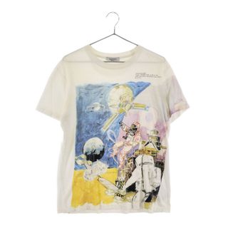 ヴァレンティノ(VALENTINO)のVALENTINO ヴァレンチノ Spaceland フロントプリント 半袖Tシャツ カットソー ホワイト TV3MG04Z60F(Tシャツ/カットソー(半袖/袖なし))