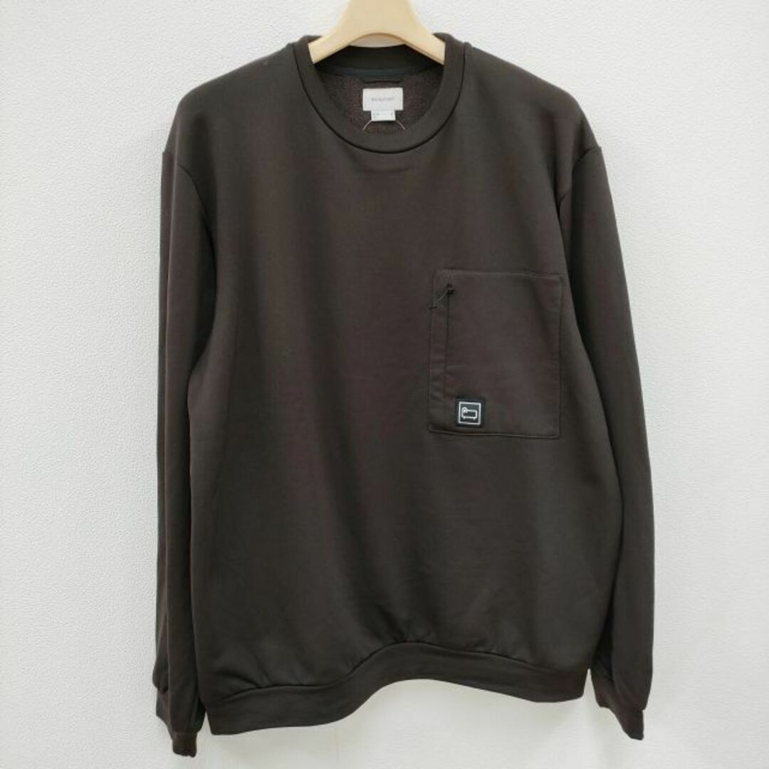 WOOLRICH(ウールリッチ)のWOOLRICH UDSON CREWNECK カットソー WJSW0008 サイズM トレーナー スウェット ブラウン メンズ ウールリッチ【中古】4-0209T☆ メンズのトップス(スウェット)の商品写真