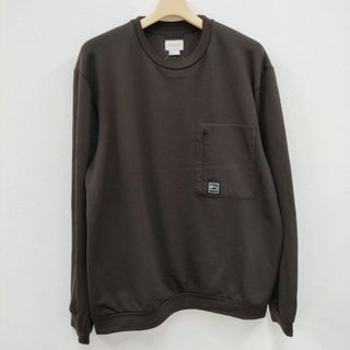 ウールリッチ(WOOLRICH)のWOOLRICH UDSON CREWNECK カットソー WJSW0008 サイズM トレーナー スウェット ブラウン メンズ ウールリッチ【中古】4-0209T☆(スウェット)