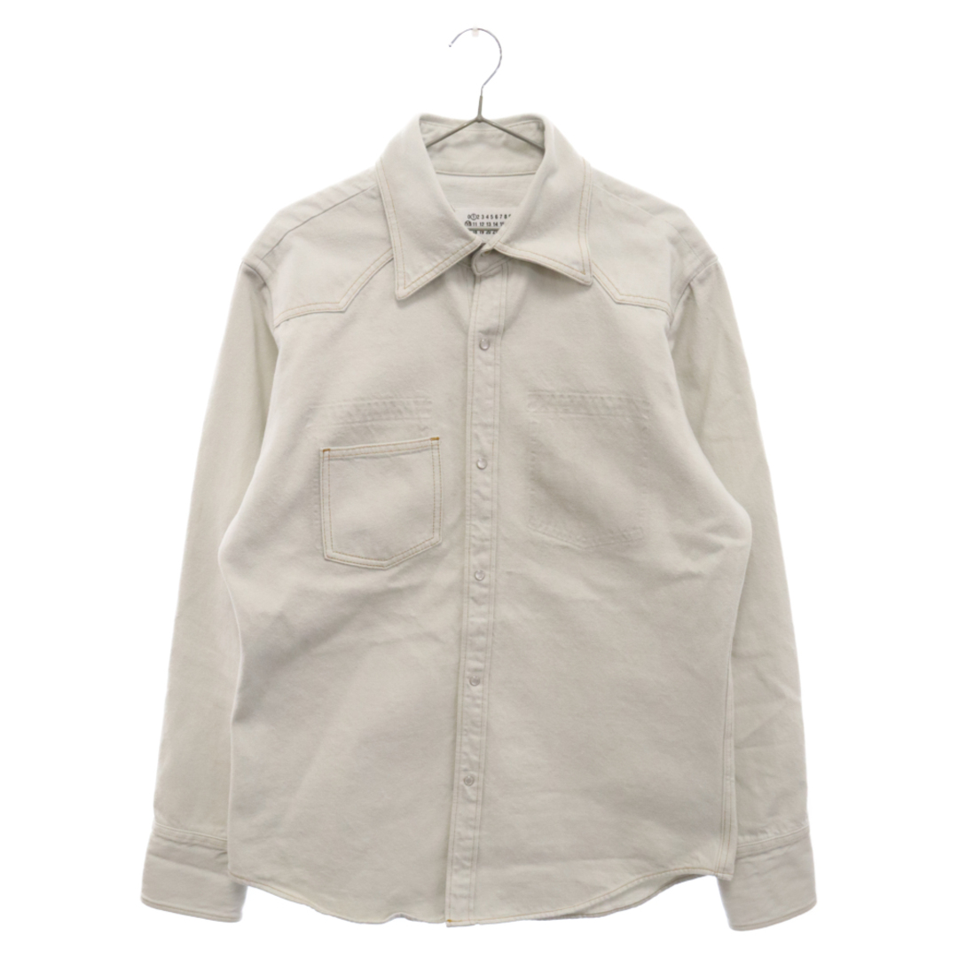 Maison Martin Margiela(マルタンマルジェラ)のMaison Margiela メゾンマルジェラ 23SS ICE DENIM SHIRT ウエスタン デニム 長袖シャツ グレージュ S50DT0007 S30857 メンズのトップス(シャツ)の商品写真