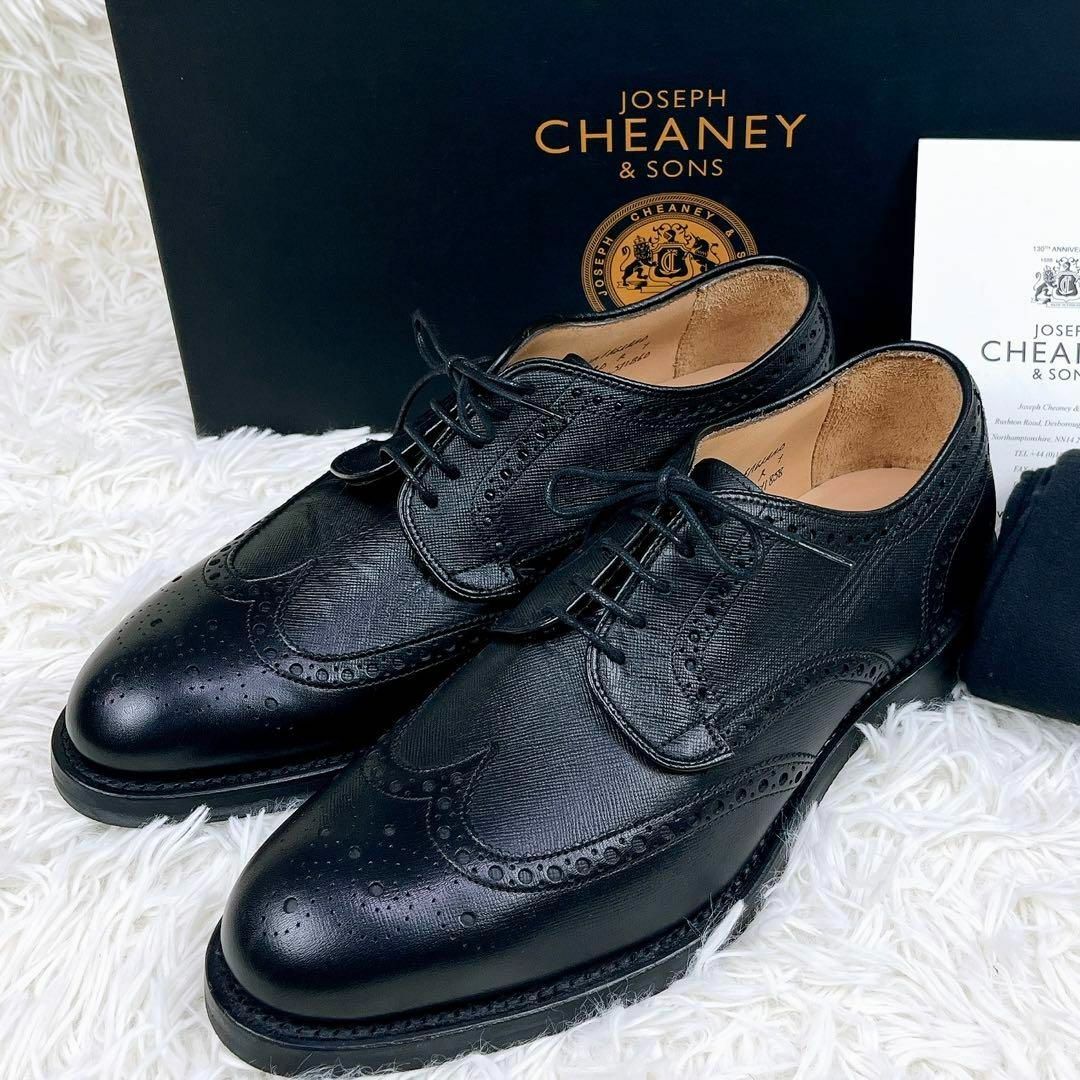 CHEANEY(チーニー)の未使用級 CHEANEY チーニー HEYFORD R ウイングチップ 7F メンズの靴/シューズ(ドレス/ビジネス)の商品写真