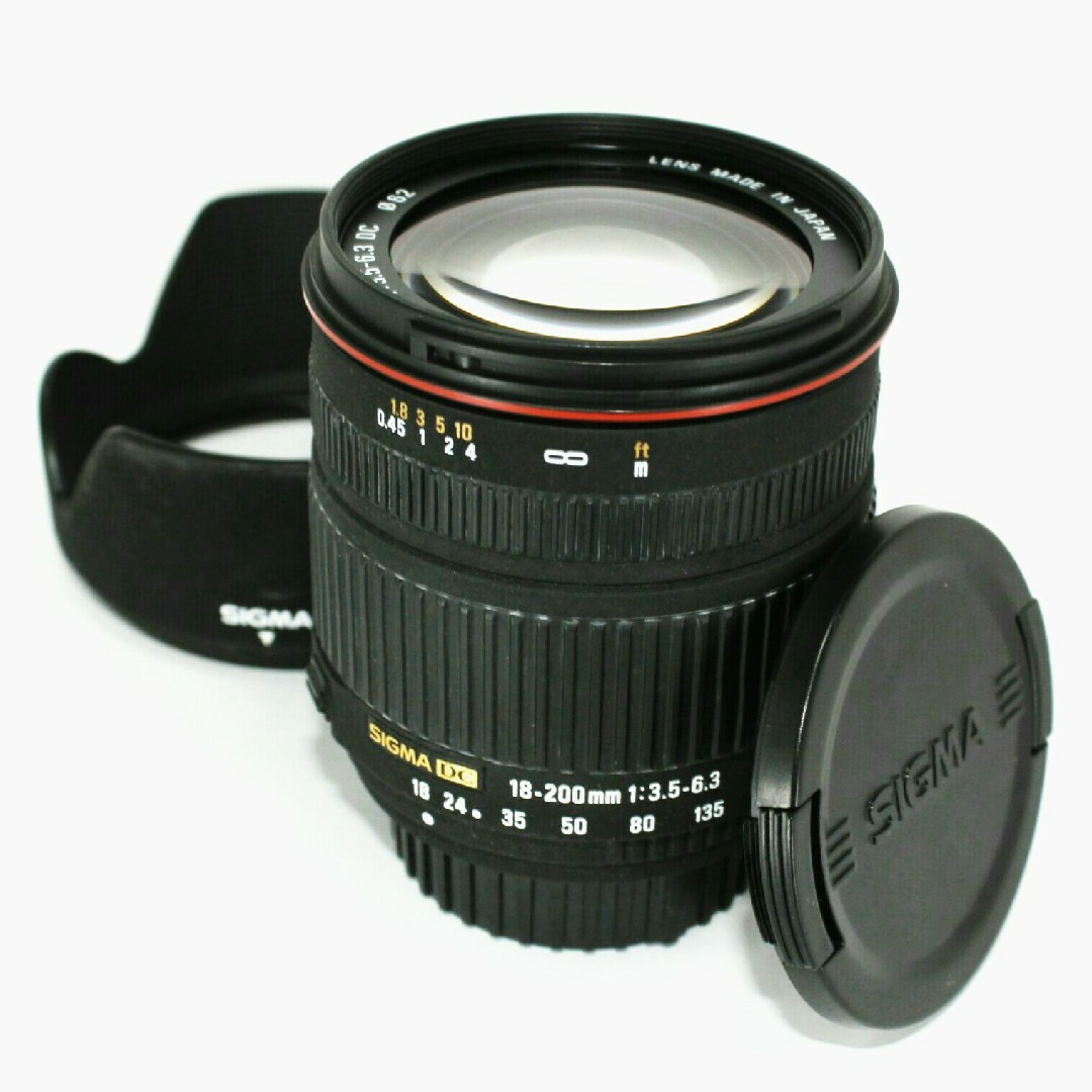 SIGMA(シグマ)のSIGMA DC 18-200mm For Nikon✨清掃済完動品✨ スマホ/家電/カメラのカメラ(レンズ(ズーム))の商品写真