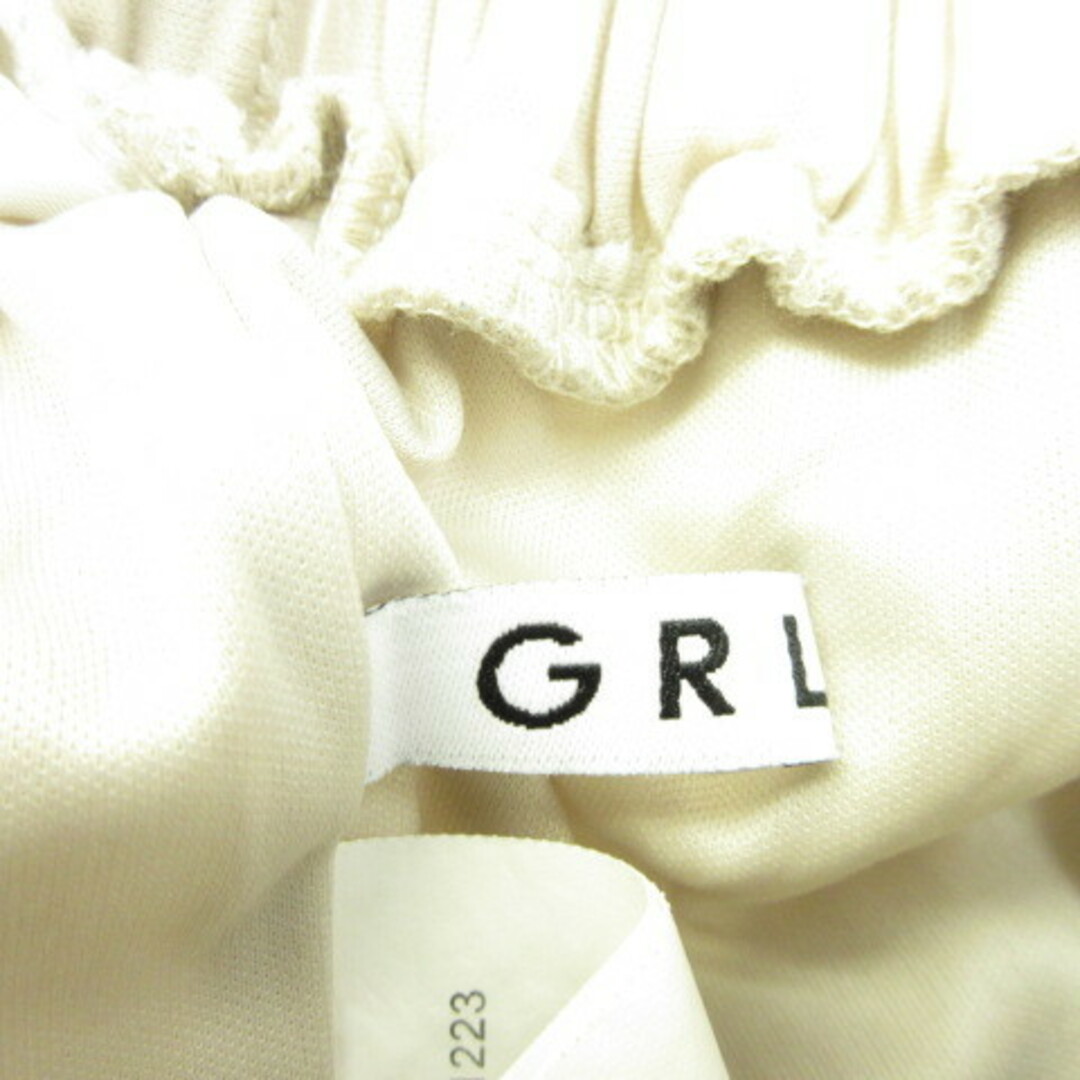 GRL(グレイル)のグレイル GRL プリーツフレアパンツ ロング アイボリー F  レディースのパンツ(その他)の商品写真