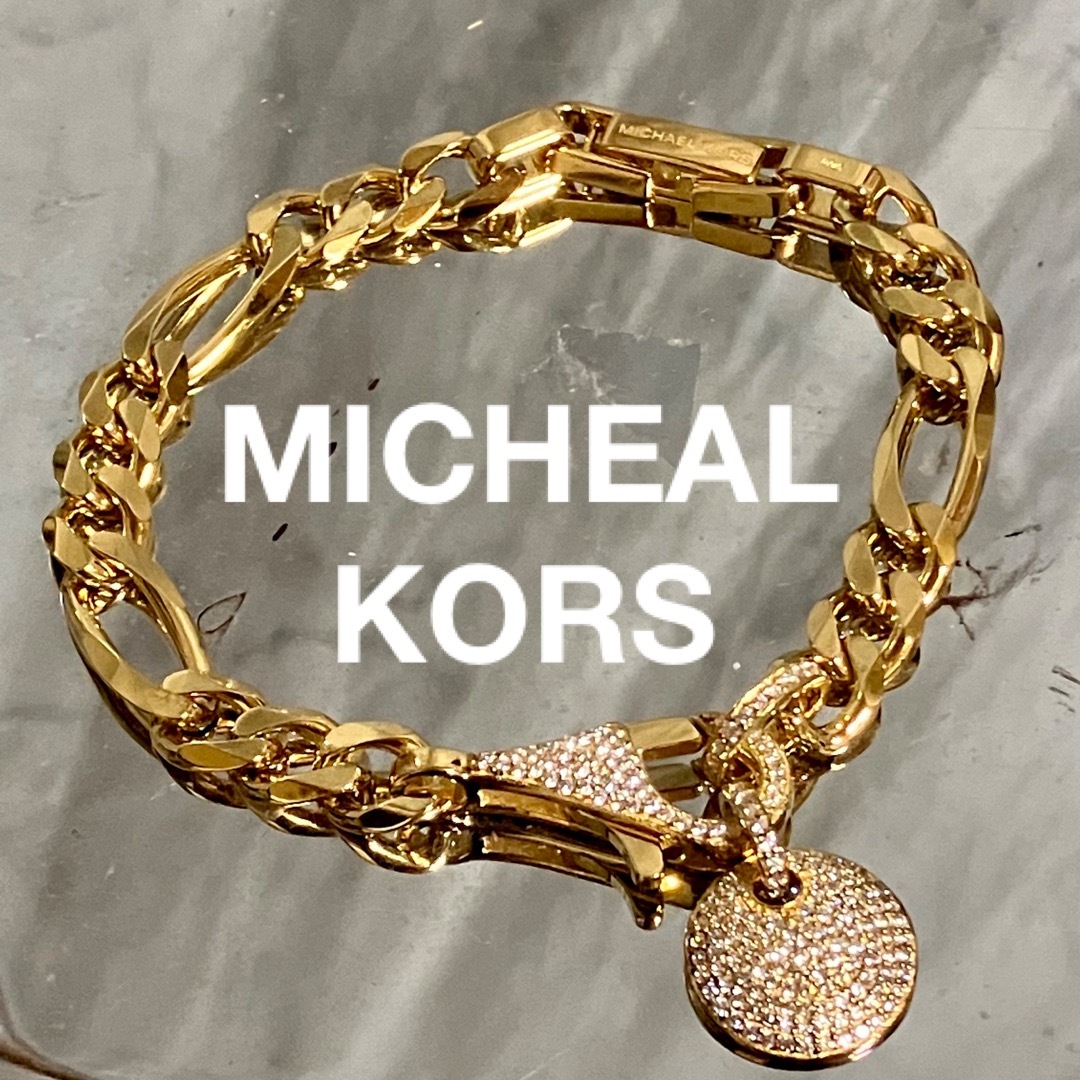 Michael Kors(マイケルコース)の美品 マイケルコース MICHEAL KORS シルバー925 ブレスレット メンズのアクセサリー(ブレスレット)の商品写真