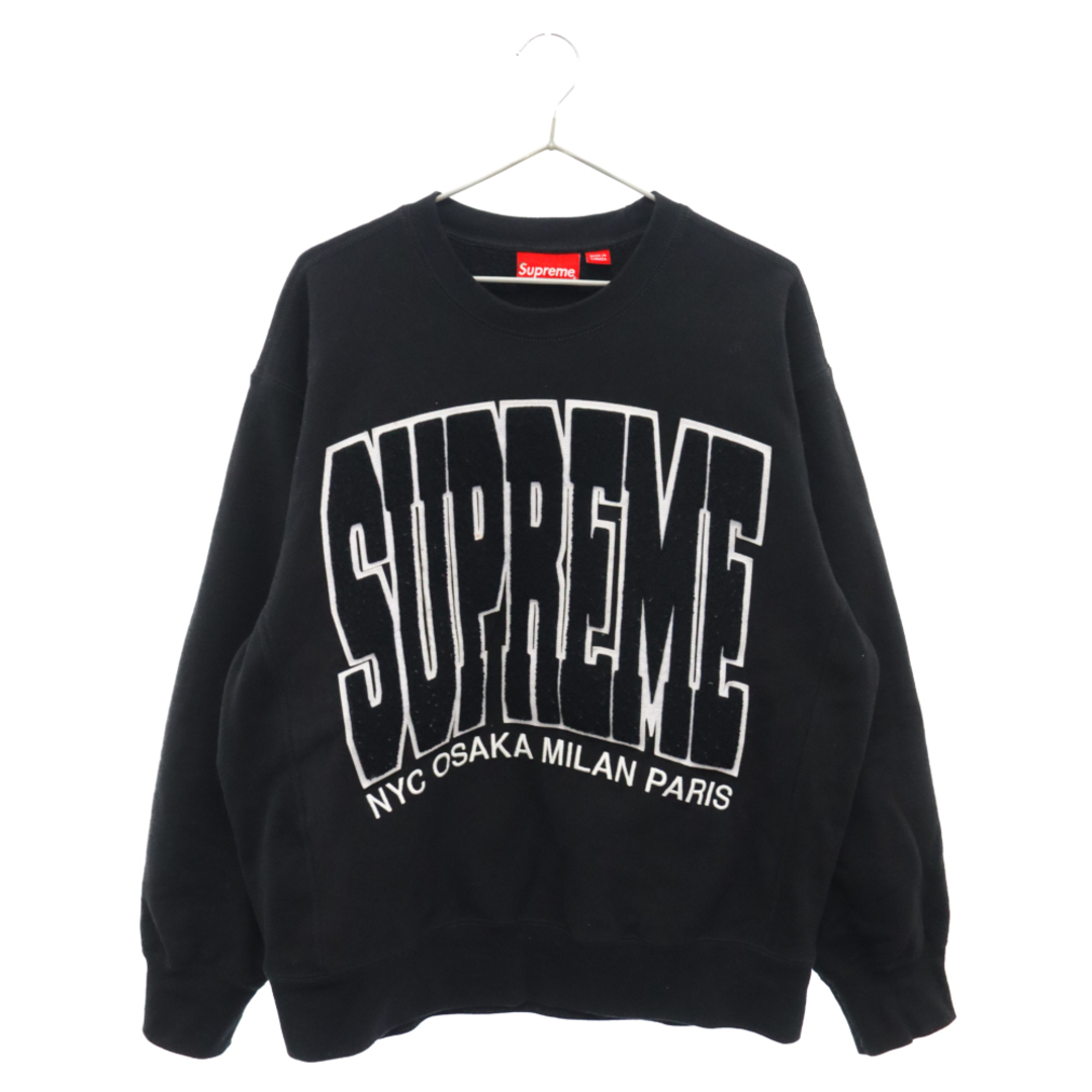 Supreme(シュプリーム)のSUPREME シュプリーム 21AW Cities Arc Crewneck シティアーチロゴ クルーネックスウェットトレーナー ブラック メンズのトップス(スウェット)の商品写真