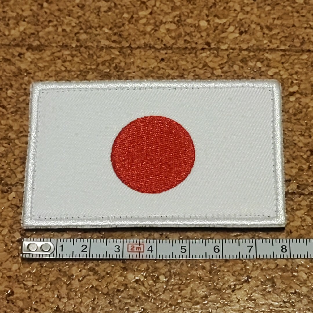 日本国旗　ワッペンパッチベルクロJAPAN エンタメ/ホビーのミリタリー(個人装備)の商品写真