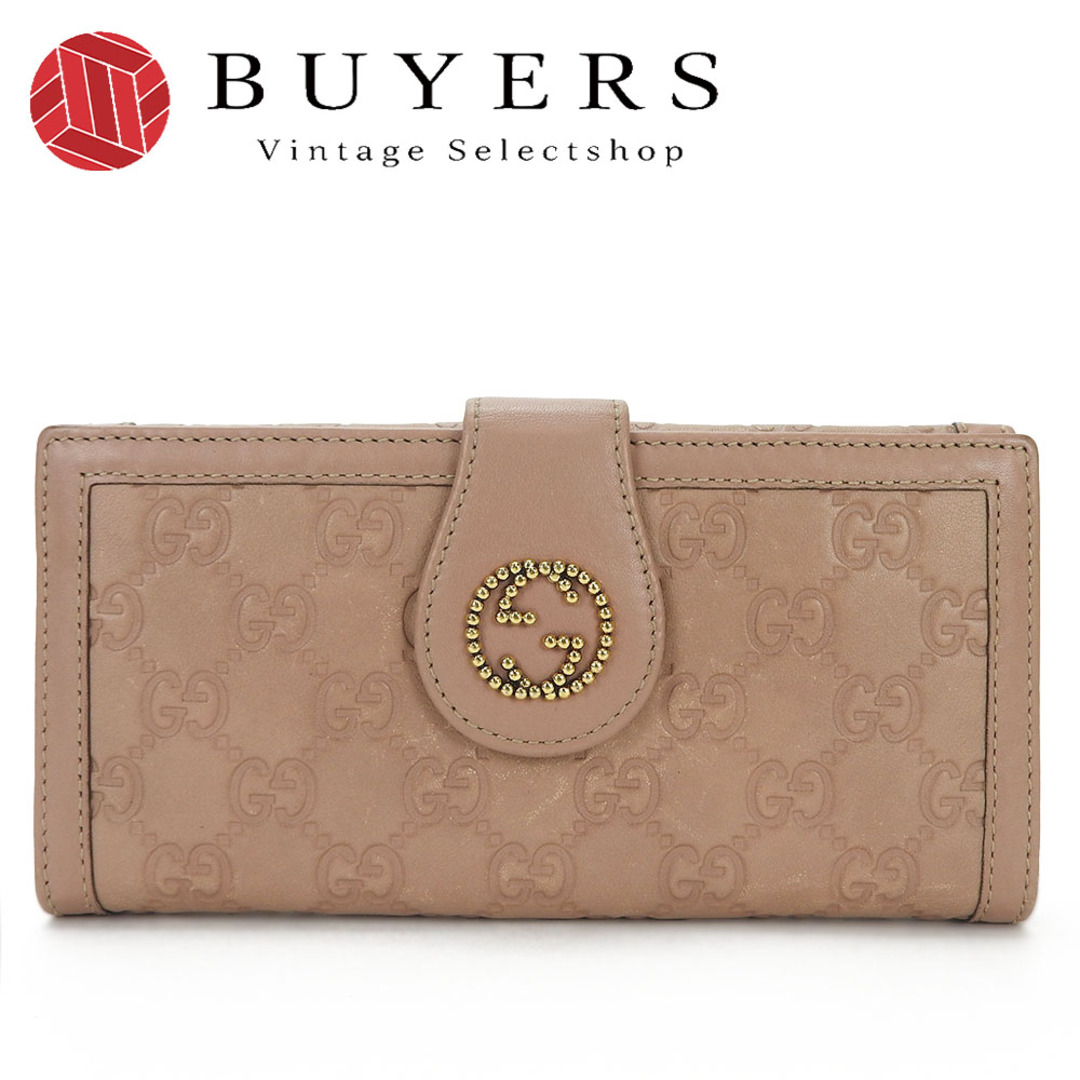GUCCI - 【中古】 グッチ 長財布 269970 ピンクベージュ系 - 二 GUCCI - 【中古】 グッチ 長財布 269970 ピンクベージュ系 - 二