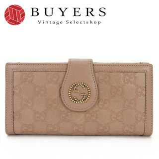 GUCCI - 【中古】 グッチ 長財布 269970 ピンクベージュ系 - 二 GUCCI - 【中古】 グッチ 長財布 269970 ピンクベージュ系 - 二