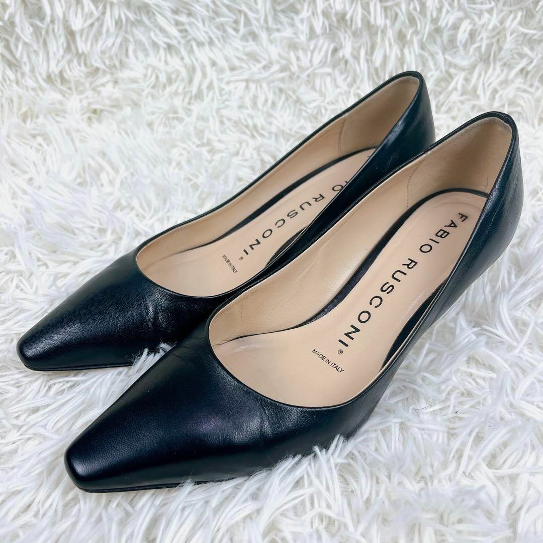 FABIO RUSCONI - 極美品 ファビオルスコーニー パンプス レザー FABIO RUSCONI - 極美品 ファビオルスコーニー パンプス レザー
