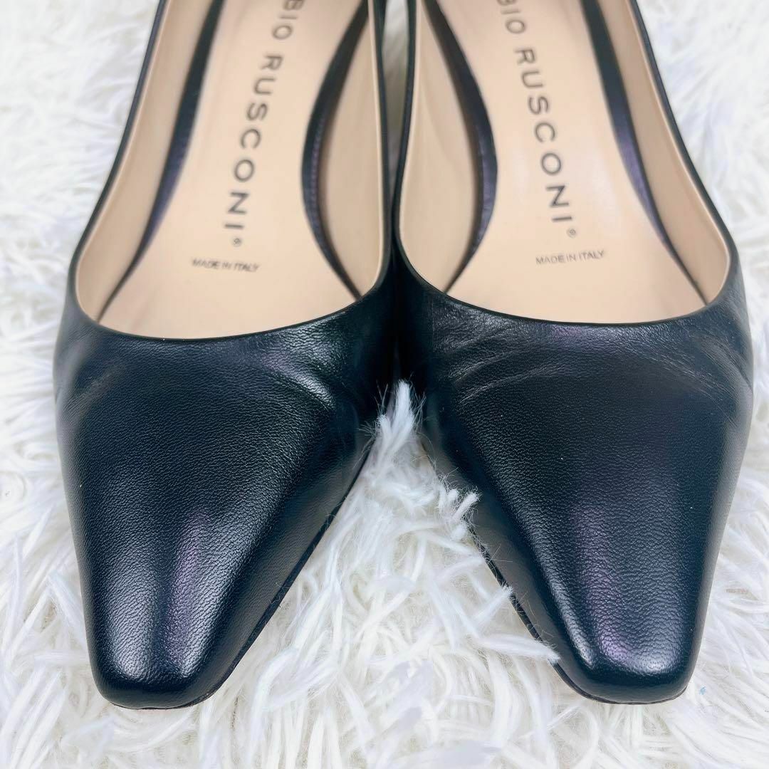 FABIO RUSCONI - 極美品 ファビオルスコーニー パンプス レザー FABIO RUSCONI - 極美品 ファビオルスコーニー パンプス レザー
