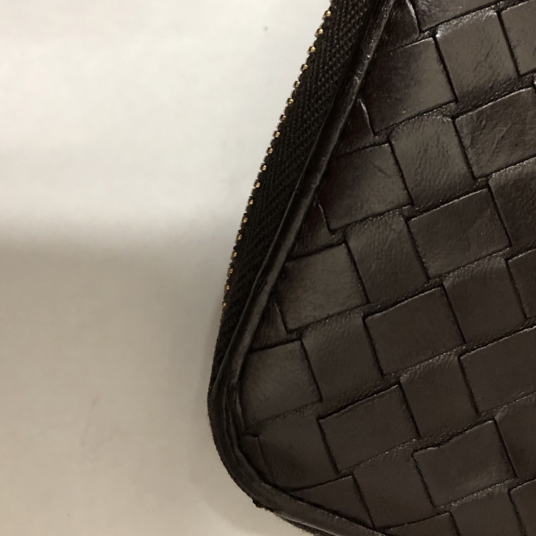 Bottega Veneta(ボッテガヴェネタ)のボッテガ ヴェネタ　小銭入れ　カードケース　ダークブラウン　本革 メンズのファッション小物(コインケース/小銭入れ)の商品写真