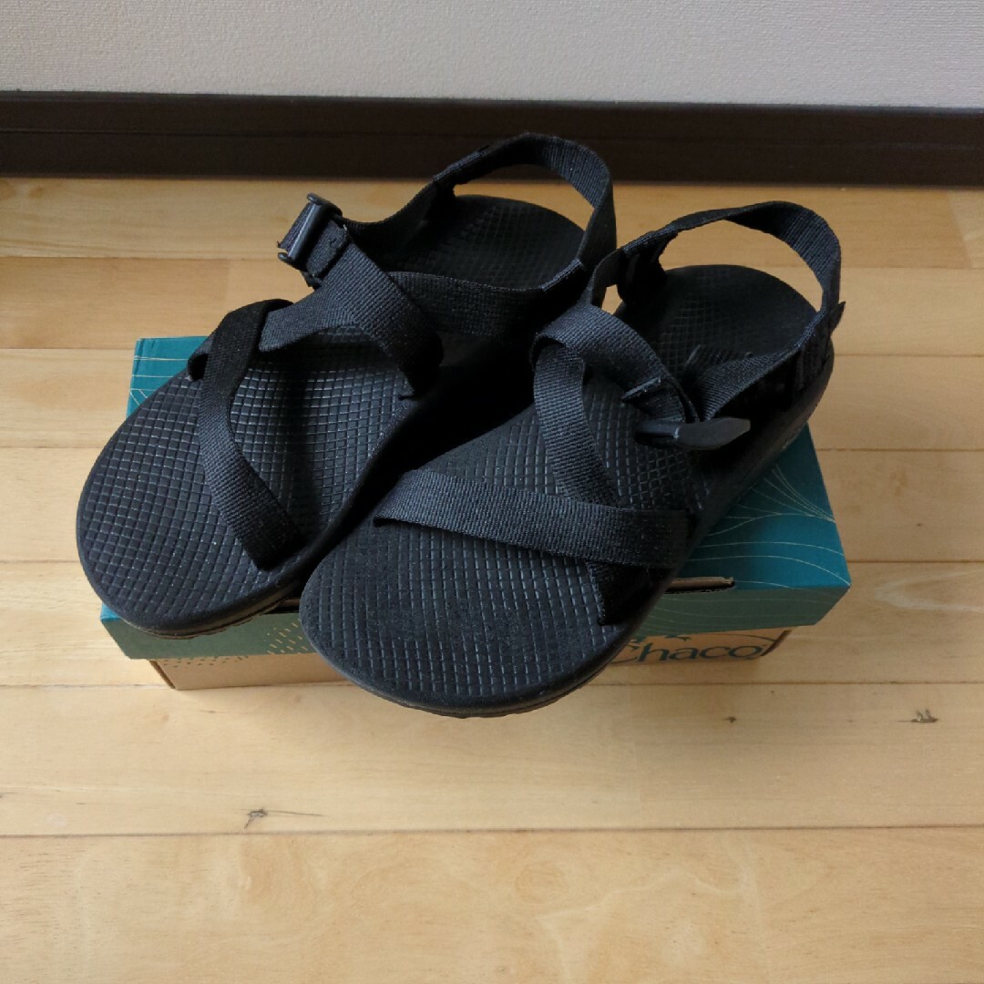 Chaco(チャコ)の☆Chaco チャコ サイズ７ 24㌢ ブラック☆ レディースの靴/シューズ(サンダル)の商品写真