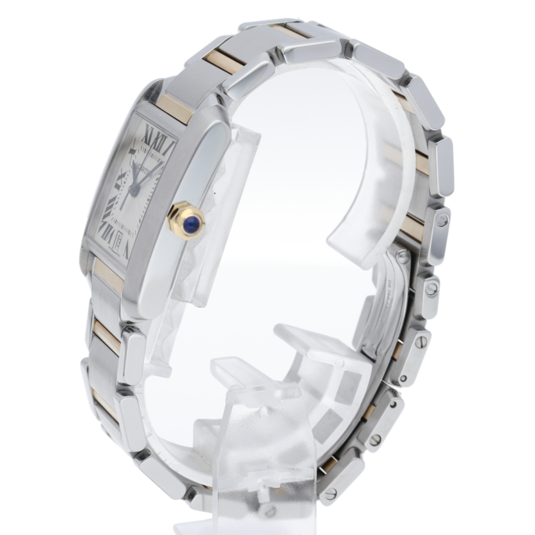 Cartier(カルティエ)のカルティエ タンク フランセーズ ウォッチ LM オートマチック コンビ Tank Francaise LM W51005Q4 K18YG/SS メンズ時計 ホワイト OH・仕上げ済 美品 【中古】 メンズの時計(その他)の商品写真