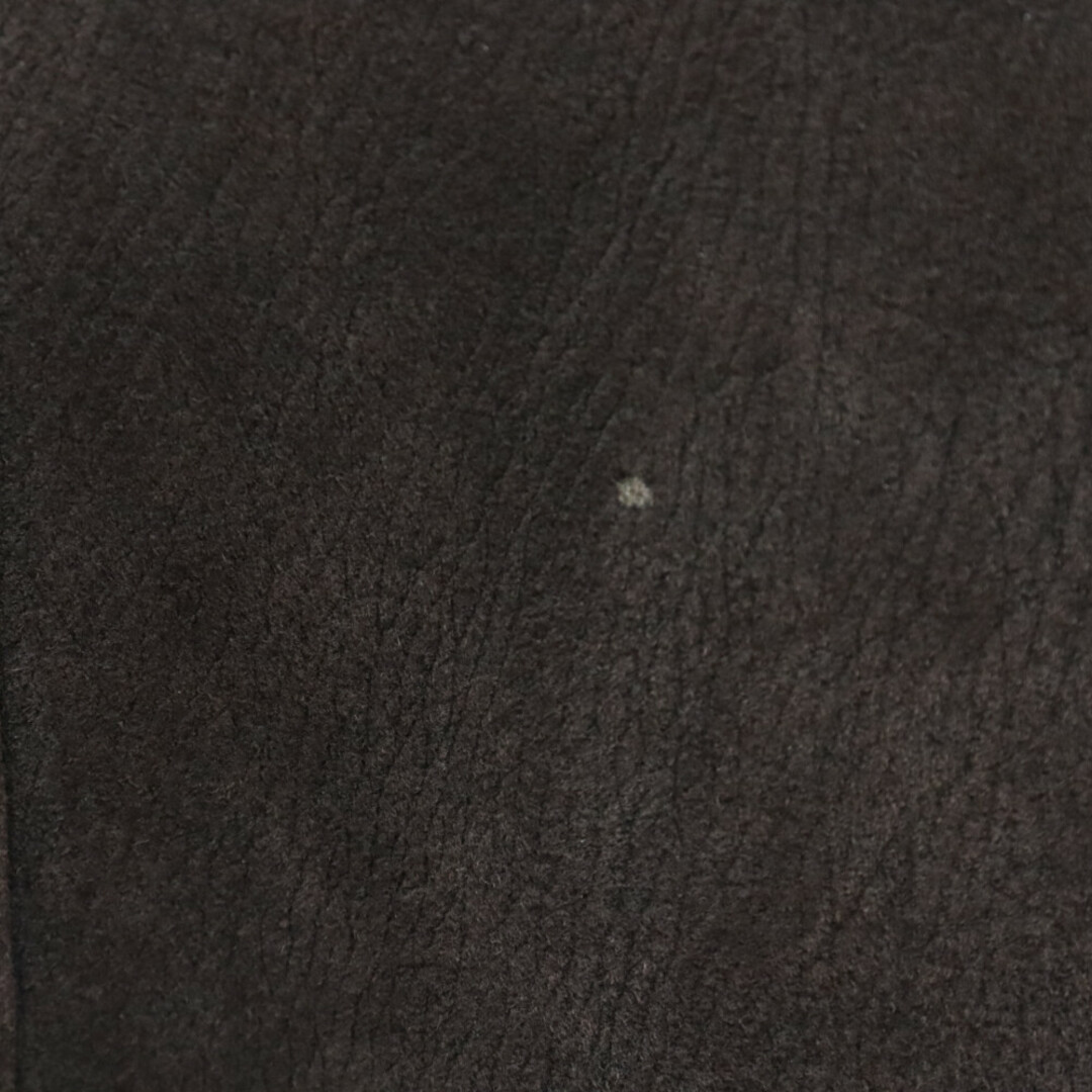 PRADA(プラダ)のPRADA プラダ フード付き ラムレザー ムートンコート ブラウン メンズのジャケット/アウター(フライトジャケット)の商品写真