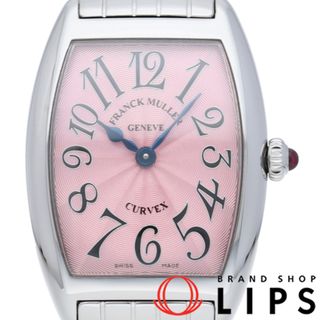 FRANCK MULLER - フランク ミュラー トノウ カーベックス レディース時計 Tonneau Curvex 1752QZ 箱 保証書(並行) SS レディース時計 ピンク 仕上げ済 美品 【中古】