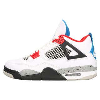 ナイキ(NIKE)のNIKE ナイキ AIR JORDAN 4 RETRO SE WHAT THE CI1184-146 エアジョーダン4 レトロ ワットザ ハイカットスニーカー US7/25cm ホワイト/グレー(スニーカー)