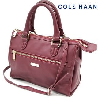 コールハーン(Cole Haan)の2way★COLE HAAN★オールレザーショルダーバッグ赤茶 SZB162(ショルダーバッグ)