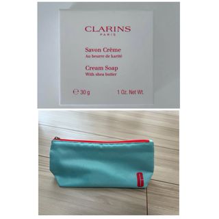 クラランス(CLARINS)のCLARINS CLINIQUEクリームソープ　ポーチ　セット(サンプル/トライアルキット)