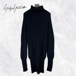 ヨウジヤマモト(Yohji Yamamoto)の【希少】Y's YOHJI YAMAMOTO タートルネック ビッグセーター(ニット/セーター)