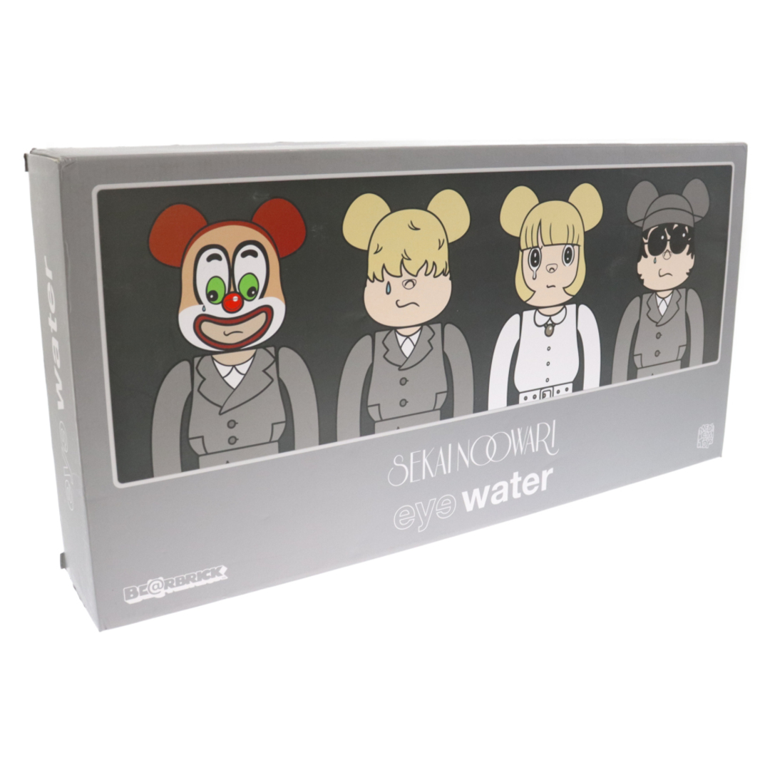 MEDICOM TOY(メディコムトイ)のMEDICOM TOY メディコムトイ BE@RBRICK SEKAI NO OWARI × eyewater 400%4体セット ベアブリック セカイノオワリ フィギュア グレー/ホワイト エンタメ/ホビーのフィギュア(その他)の商品写真