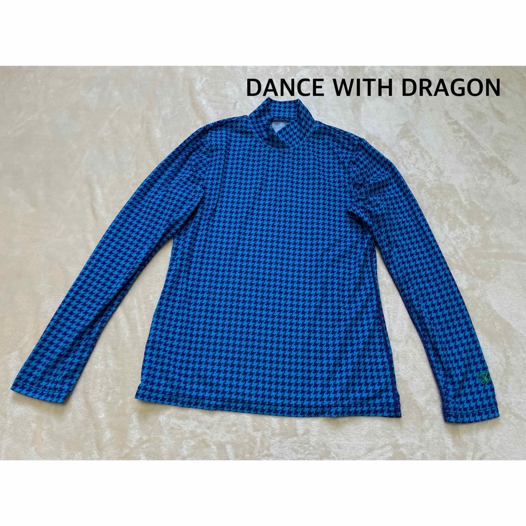 Dance With Dragon(ダンスウィズドラゴン)のDANCE WITH DRAGON ダンスウィズドラゴン　ハイネック　シャツ スポーツ/アウトドアのゴルフ(ウエア)の商品写真