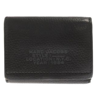 MARC JACOBS - MARC JACOBS マークジェイコブス THE LEATHER MEDIUM TRIFOLD ザ ミディアム トライフォールド 三つ折り財布 ブラック S132L01RE22-001