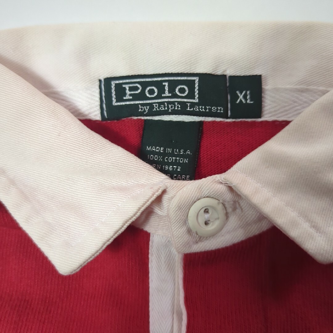 Ralph Lauren(ラルフローレン)のMADE IN USA ラルフローレン　ラガーシャツ BOY‘sXL メンズのトップス(シャツ)の商品写真