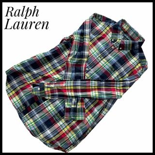 ラルフローレン(Ralph Lauren)の【美品】　ラルフローレン　シャツ　ワイシャツ　チェック　170サイズ メンズ(Tシャツ/カットソー)