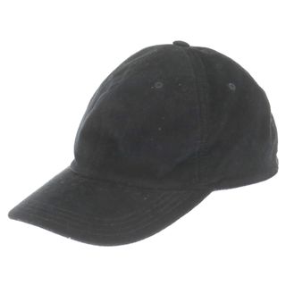 サンローラン(Saint Laurent)のSAINT LAURENT PARIS サンローランパリ 19AW Corduroy Cap ベースボールキャップ 帽子 コーデュロイ ブラック(キャップ)