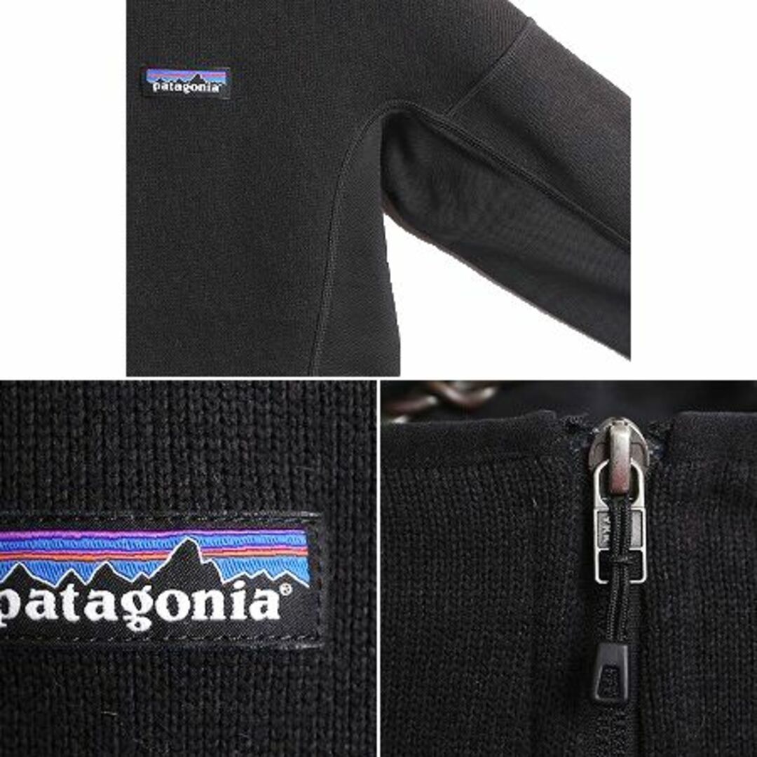 patagonia(パタゴニア)の17年製 パタゴニア パフォーマンス ベター セーター ジャケット レディース S 古着 Patagonia フリース フルジップ ブルゾン ハイネック 黒 レディースのジャケット/アウター(ブルゾン)の商品写真