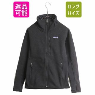 パタゴニア(patagonia)の17年製 パタゴニア パフォーマンス ベター セーター ジャケット レディース S 古着 Patagonia フリース フルジップ ブルゾン ハイネック 黒(ブルゾン)