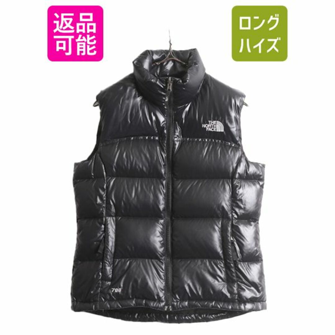 THE NORTH FACE(ザノースフェイス)のノースフェイス ヌプシ ダウン ベスト レディース S The North face アウトドア NUPTSE 700フィル フルジップ 重ね着 前開き パッカブル 黒 レディースのジャケット/アウター(ダウンベスト)の商品写真